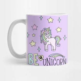 Unicorn Neck Gator Be a Unicorn Purple Unicorn Mug